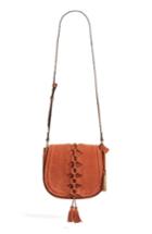 Vince Camuto Small Lidia Leather Crossbody Bag - Brown