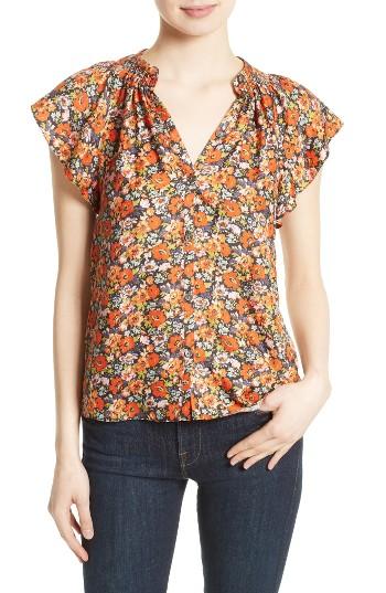 Women's Rebecca Taylor Moonlight Silk Top