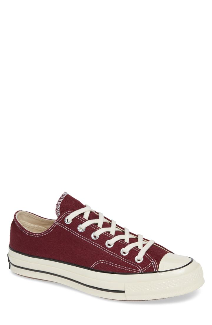 Men's Converse Chuck Taylor All Star 70 Low Top Sneaker .5 M - Burgundy