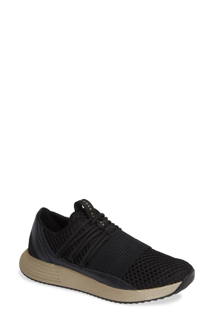 Women's Under Armour Breathe Lace X Nm Sneaker .5 M - Black