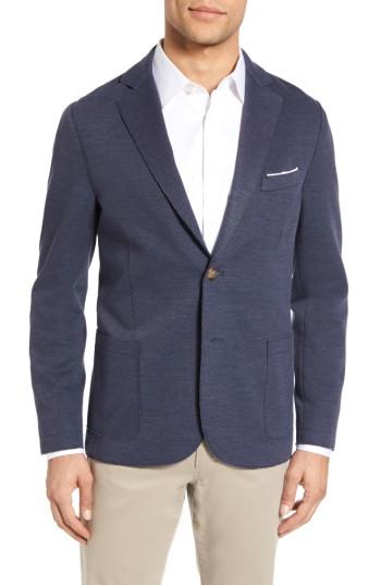 Men's Eleventy Trim Fit Jersey Blazer R Eu - Blue