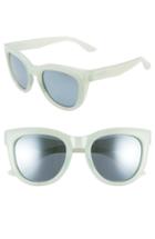 Women's Smith 'sidney' 55mm Polarized Sunglasses - Ice/ Platinum