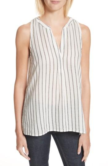 Women's Joie Aruna Cotton Top, Size - White