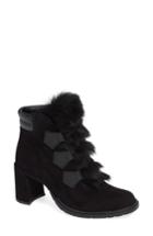 Women's Pedro Garcia Wilmette Bootie With Genuine Shearling Trim Us / 36eu - Black