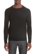 Men's A.p.c. Logan Merino Wool Crewneck Sweater - Black