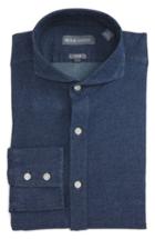 Men's Michael Bastian Trim Fit Cotton Twill Dress Shirt R - Blue
