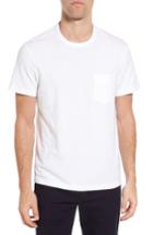 Men's James Perse Sueded Jersey Pocket T-shirt (m) - White