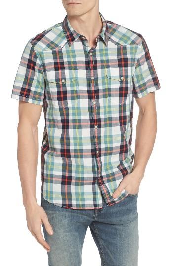 Men's Lucky Brand Plaid Western Shirt