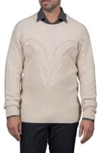 Men's Robert Graham Slim Fit Fortitude Cashmere Sweater, Size - White