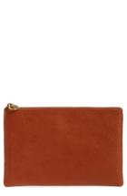 Madewell Medium Victory Leather Pouch - Brown