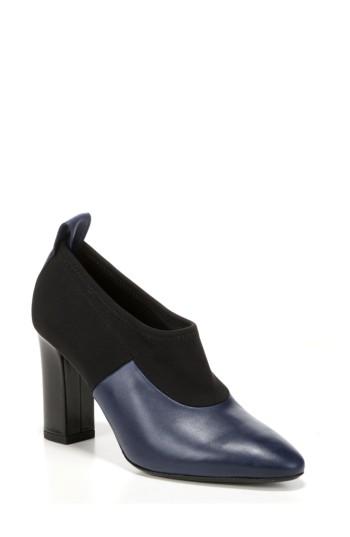 Women's Via Spiga Bayne Block Heel Bootie .5 M - Blue