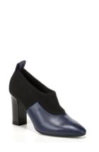 Women's Via Spiga Bayne Block Heel Bootie .5 M - Blue