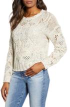 Women's Lucky Brand Donegal Pullover - Ivory