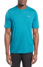 Men's Under Armour Regular Fit Threadborne T-shirt - Blue/green
