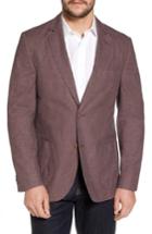 Men's Flynt Classic Fit Slub Soft Sport Coat R - Red