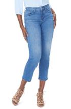 Women's Nydj Jenna Straight Ankle Crop Jeans - Blue