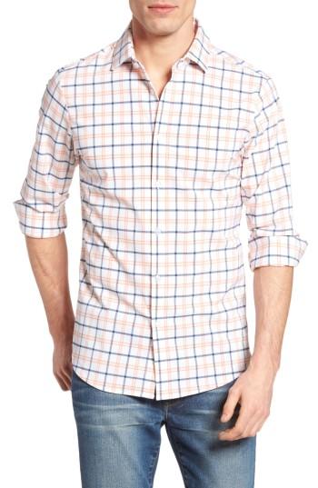 Men's Mizzen+main Hudson Poseidon Plaid Performance Sport Shirt