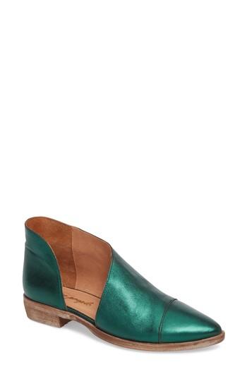 Women's Free People 'royale' Pointy Toe Flat Us / 36eu - Green