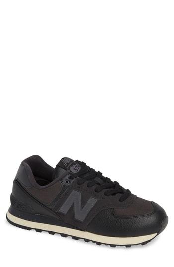Men's New Balance 574 Classic Sneaker .5 D - Black