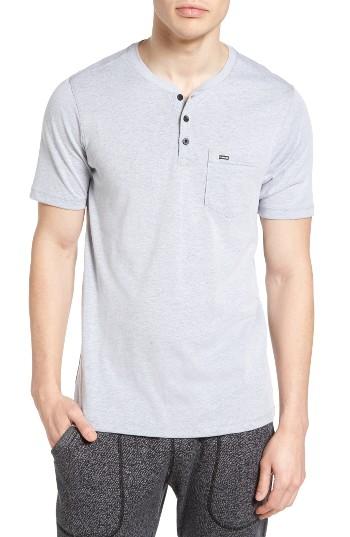 Men's Hurley Lagos 3.0 Dri-fit Henley T-shirt - Grey