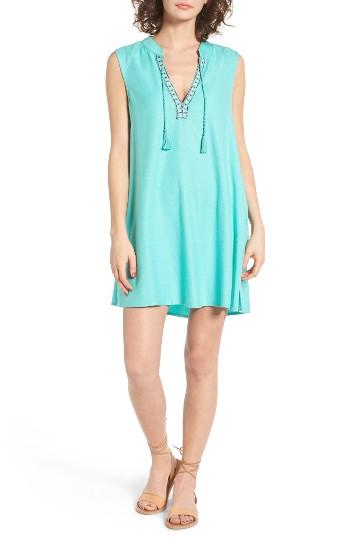 Women's Roxy Magic Hour Tunic Dress - Blue/green