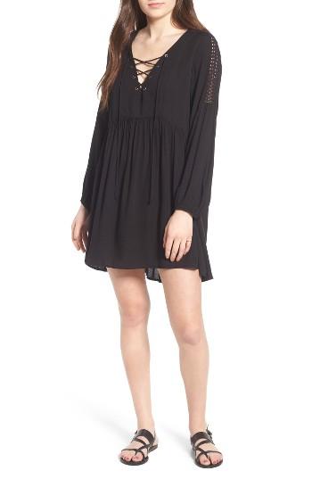 Women's Lush Lace-up Babydoll Dress