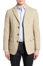 Men's Cardinal Of Canada Classic Fit Quilted Blazer - Beige