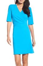 Women's Adrianna Papell Ruched A-line Dress - Blue