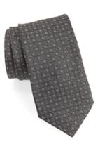 Men's John Varvatos Star Usa Geometric Silk Tie, Size - Grey