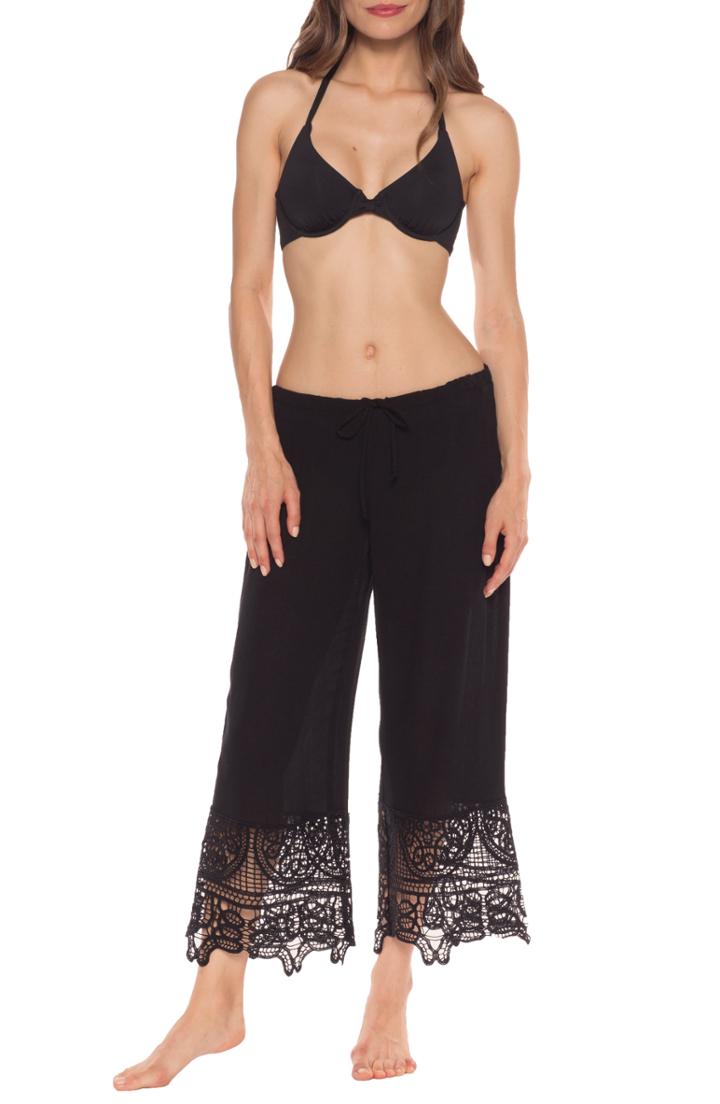 Women's Isabella Rose Homespun Lace Cuff Cover-up Pants