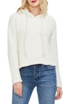 Women's Vince Camuto Teddy Hoodie, Size - Ivory