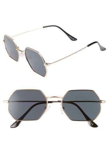 Women's Bp. 52mm Geo Sunglasses - Gold Black