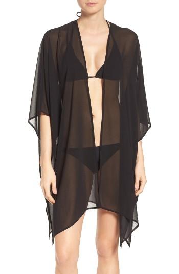 Women's Halogen Chiffon Cover-up Kimono