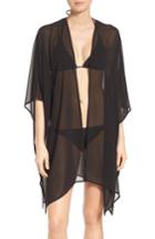 Women's Halogen Chiffon Cover-up Kimono