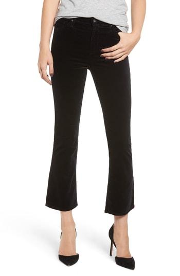 Women's Ag Jodi Crop Flare Jeans - Black