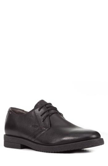 Men's Geox Brandled Plain Toe Derby .5us / 42.5eu - Black
