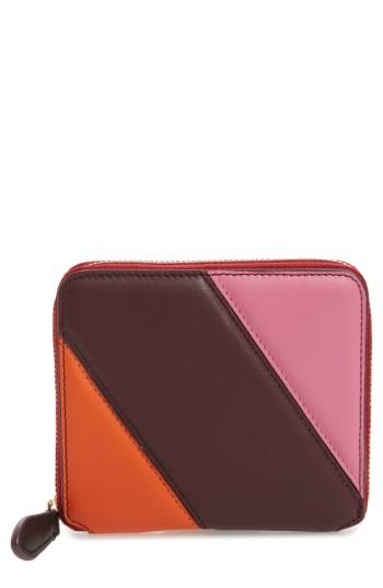 Women's Diane Von Furstenberg Small Za Leather Wallet - Orange