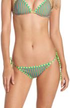 Women's Diane Von Furstenberg Side Tie Bikini Bottoms, Size - Blue