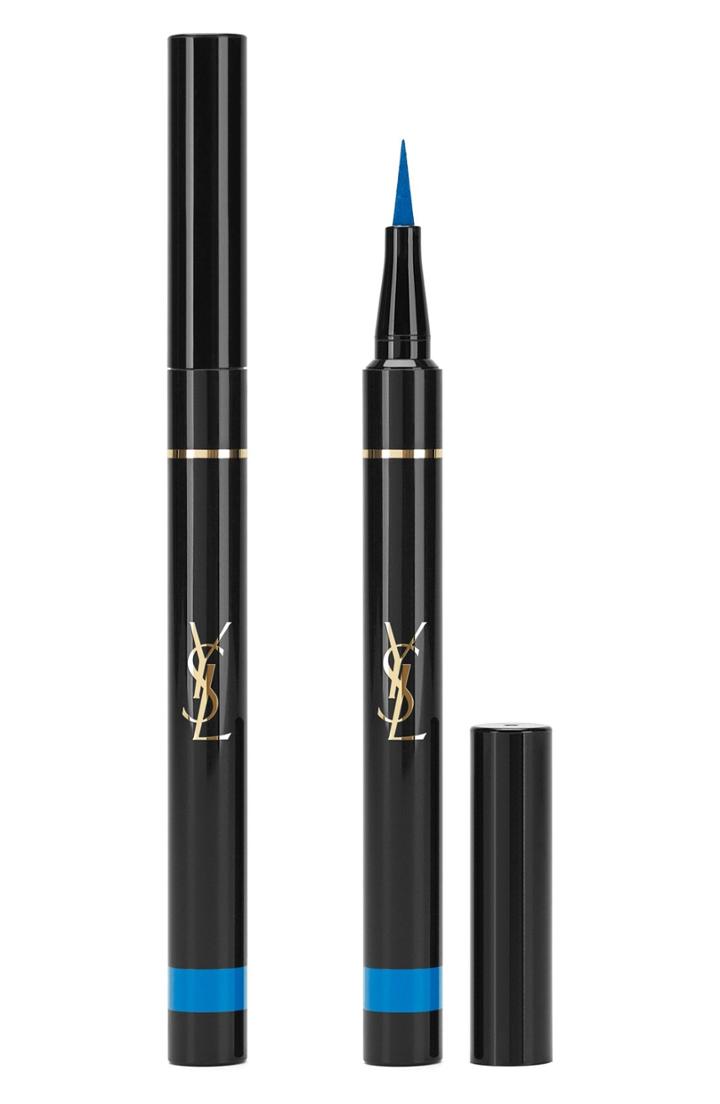 Yves Saint Laurent Eyeliner Effet Faux Cils Bold Felt Tip Eyeliner Pen - 02 Majorelle Blue