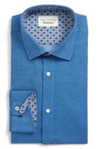 Men's Ted Baker London Endurance Murphy Trim Fit Dress Shirt .5 34/35 - Blue
