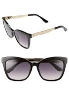 Women's Jimmy Choo 55mm Retro Sunglasses - Black