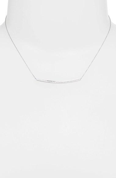 Women's Dana Rebecca Designs 'sylvie Rose' Diamond Bar Pendant Necklace
