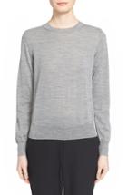 Women's Comme Des Garcons Crewneck Wool Pullover - Grey