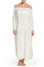 Women's Muche Et Muchette Iris Off The Shoulder Cover-up Dress, Size - White