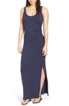 Women's Tommy Bahama Tambour Shirred Maxi Dress - Blue