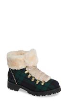 Women's Jack Rogers Charlie Faux Shearling Lined Bootie M - Blue