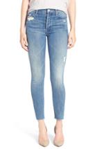 Women's Mother The Stunner Frayed Ankle Skinny Jeans