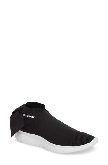 Women's Joshua Sanders Knotted Sock Sneaker .5us / 36eu - Black
