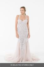 Women's Olia Zavozina Lena Lace Halter Gown, Size In Store Only - Pink