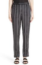 Women's St. John Collection Sahara Stripe Stretch Silk Pants